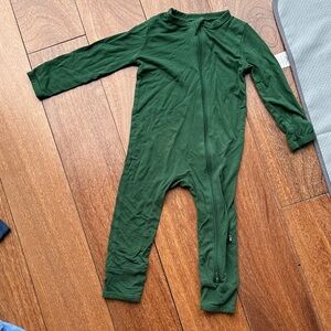 Kyte BABY Forest Green pajamas